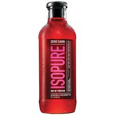 a picture of a protein drink called Isopure it is a great quick pre and post workout snack